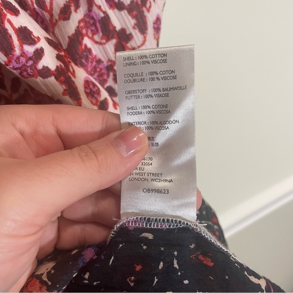 Free People Lyla Mini Dress Size XS $128 - Picture 9 of 9